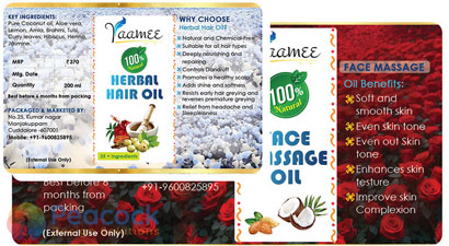 Product Label Illustration Design