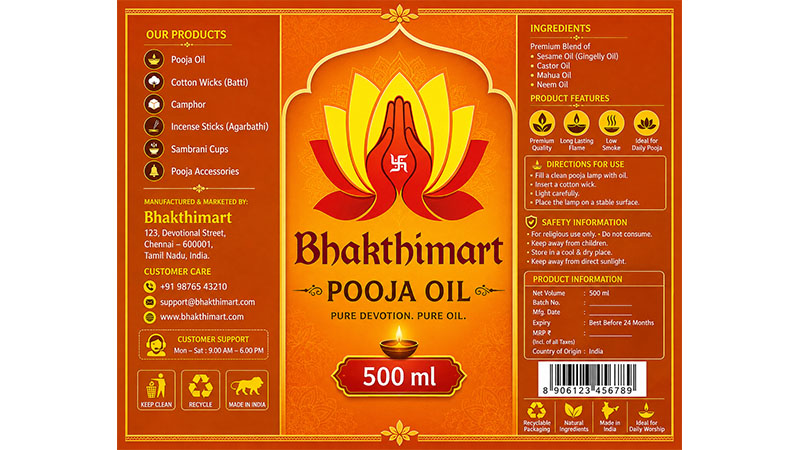 Product Label Design Services – Peacock Design Solutions