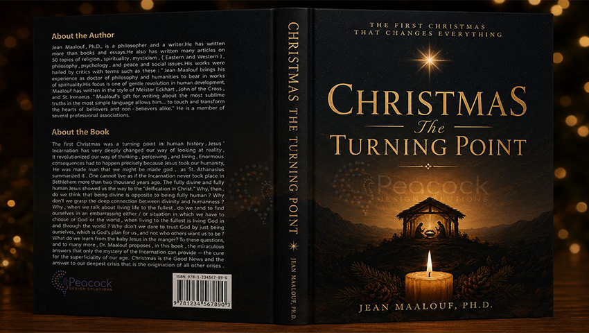 Professional book cover design mockup by Peacock Design Solutions