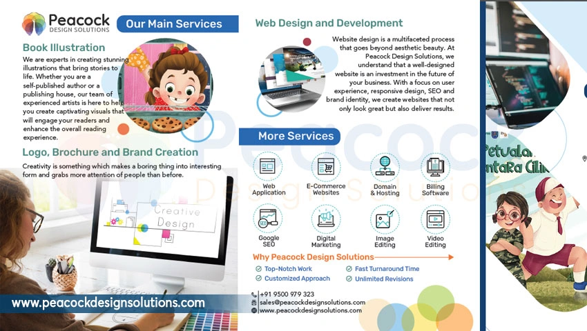 Brochure design outsourcing company chennai, India