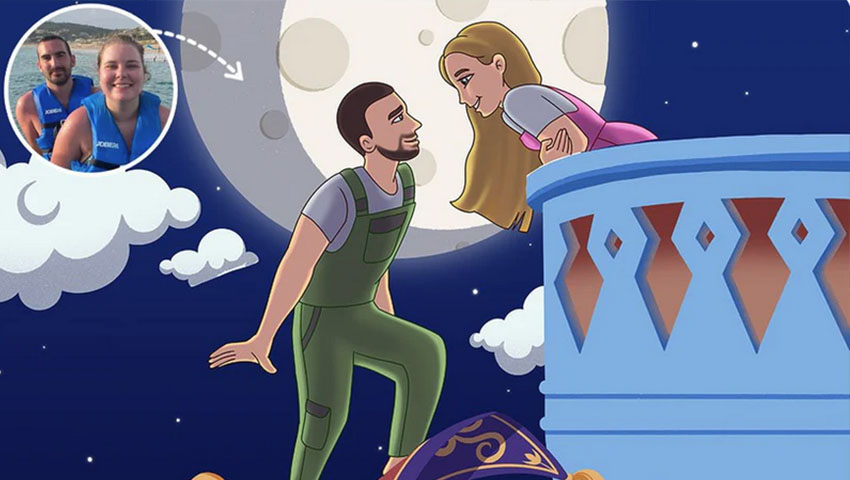 Family Portrait Disney Style