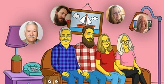 Personalized Simpson Style Drawing