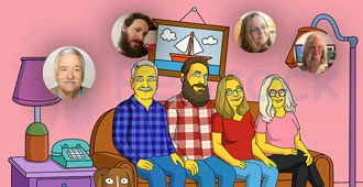 Personalized Simpson Style Drawing