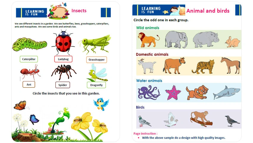 elearning illustration design company banner