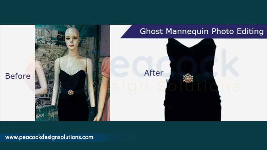Ghost mannequin photo editing services