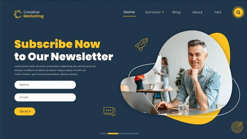 Promotion landing page design company