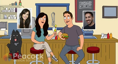 Peacock Design Solutions branding logo for web and mobile services