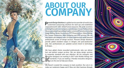 Peacock Design Solutions branding logo for web and mobile services