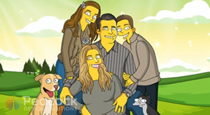 Peacock Design Solutions branding logo for web and mobile services