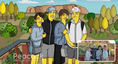 Peacock Design Solutions branding logo for web and mobile services