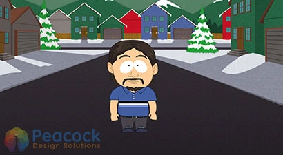 Peacock Design Solutions branding logo for web and mobile services