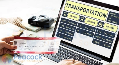 Peacock Design Solutions branding logo for web and mobile services