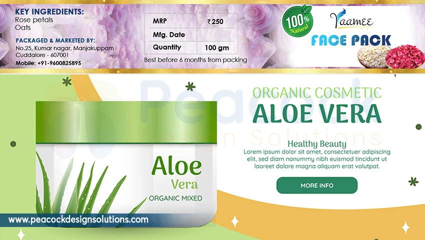 Product label design services