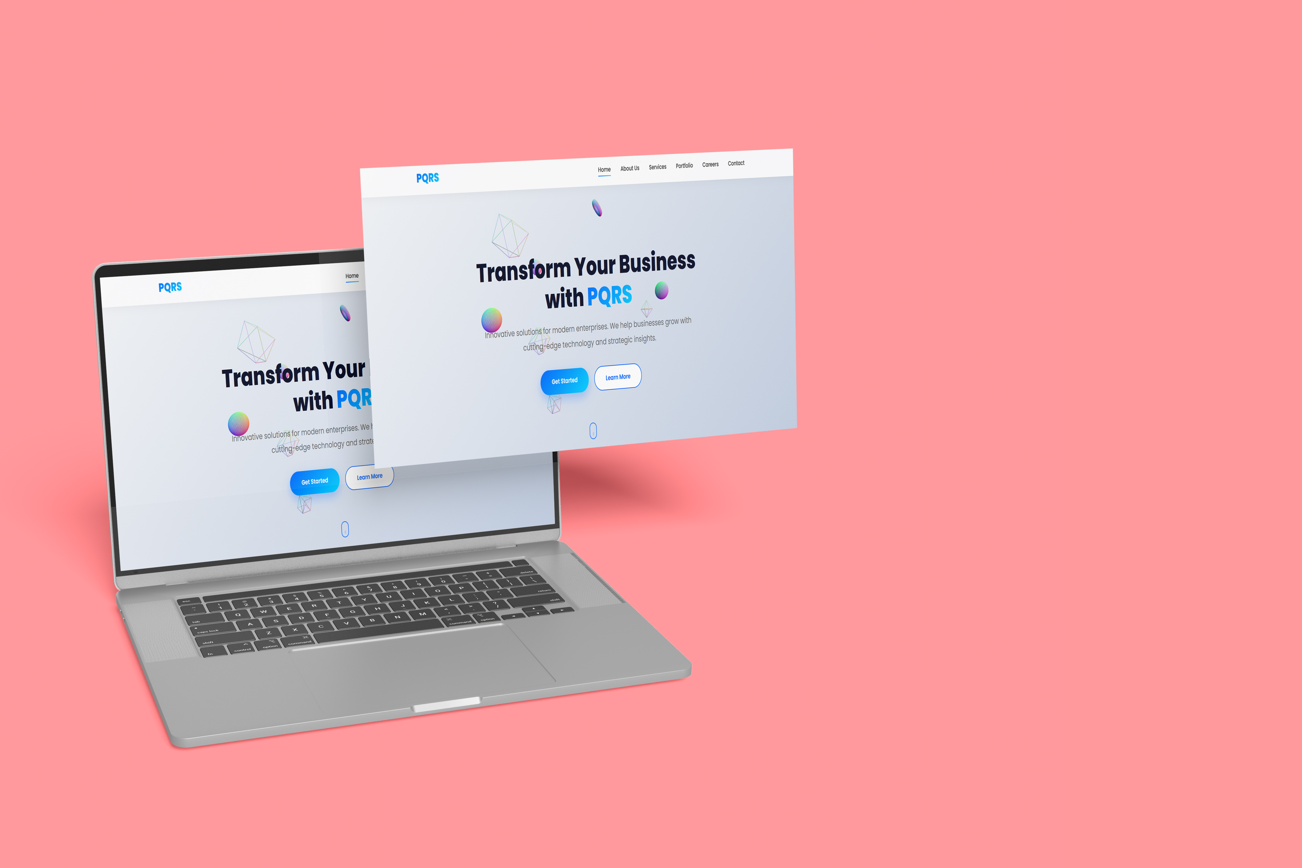 Informational website design